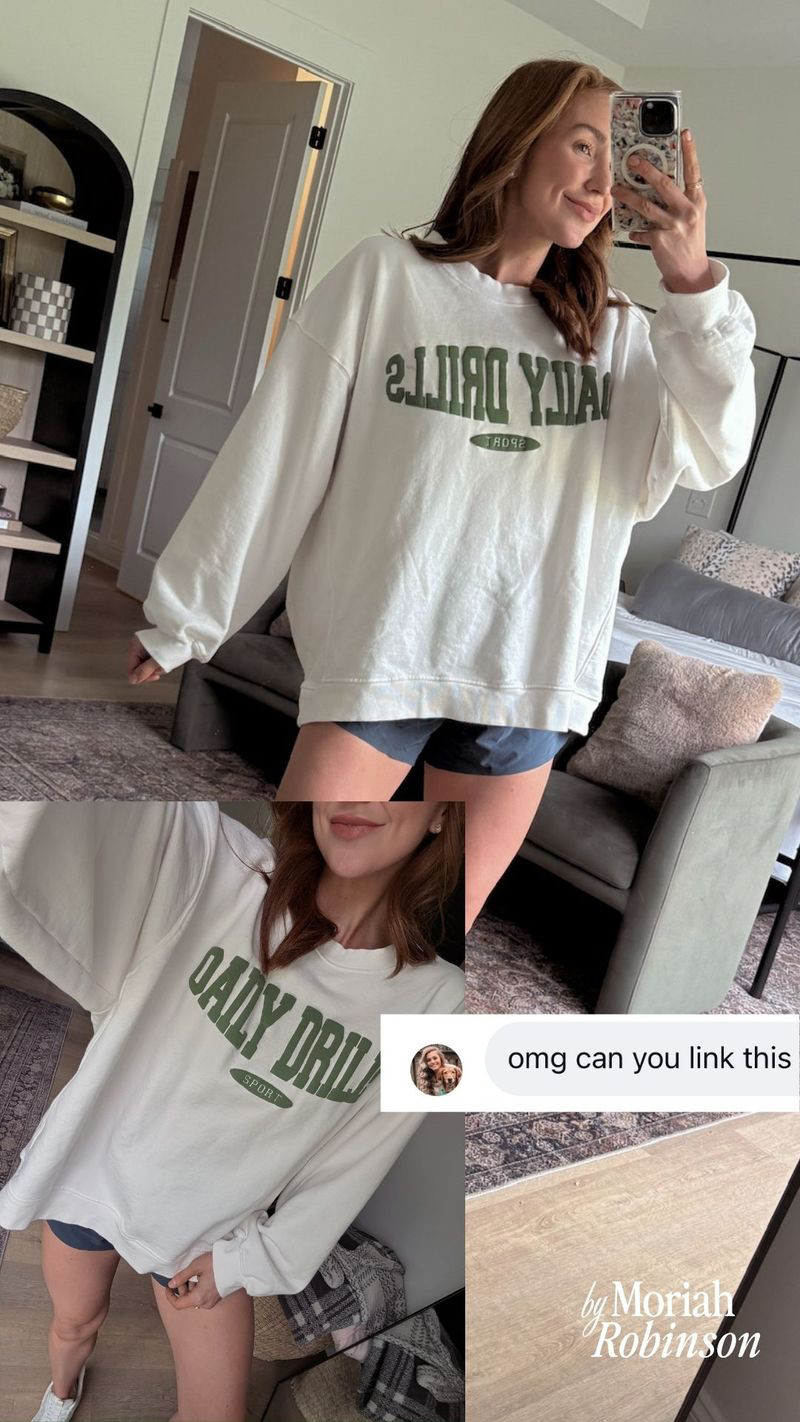 I've been living in this Daily Drills Sweater!🤍 

 #LTKgrwm #LTKootd