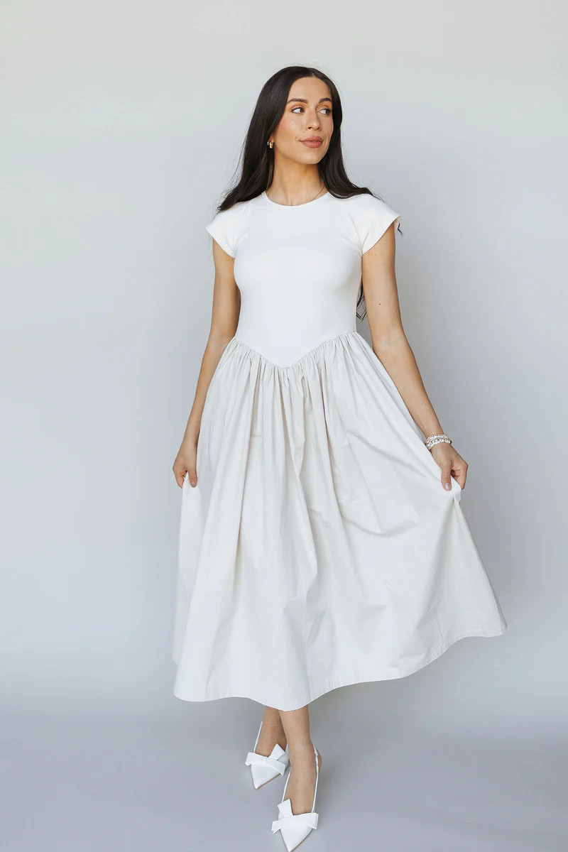 Linen Latte Maxi | Henly