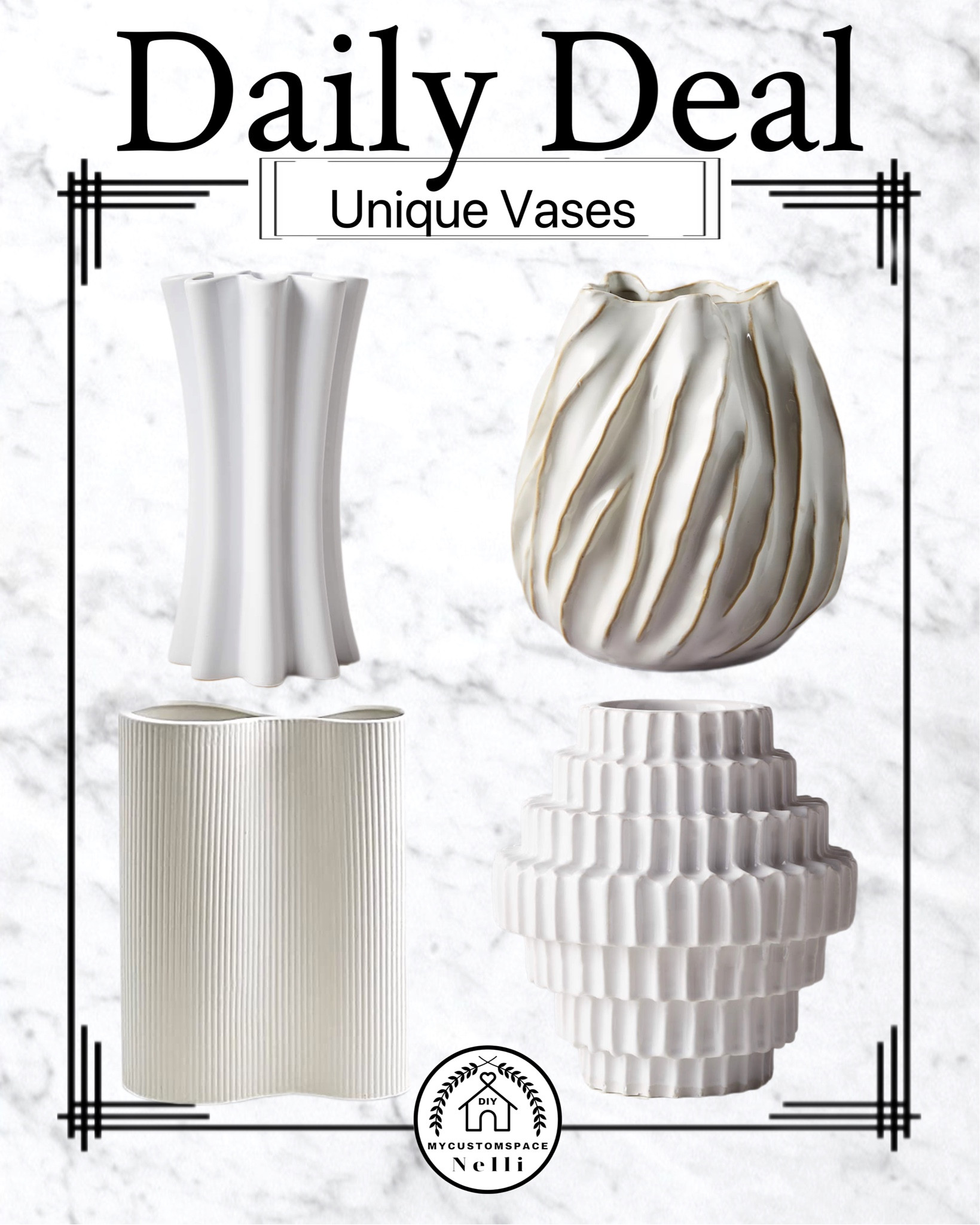 Unique shapes 

Home decor. Vases. Sale 

#LTKhome #LTKFind #LTKstyletip