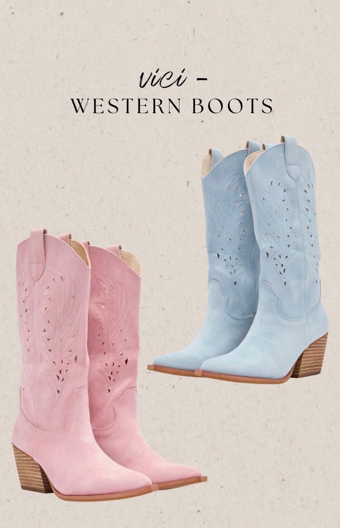 vici — the CUTEST colored western boots ! 😍

#LTKU #LTKSaleAlert #LTKootd