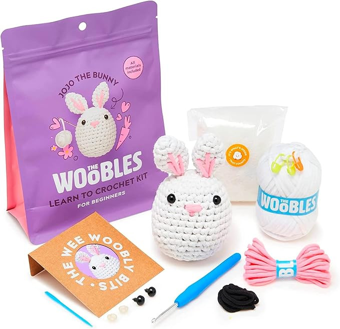 The Woobles Crochet Kit for Beginners - Easy Arts and Crafts Knitting & Crochet Animals Kit As Se... | Amazon (US)