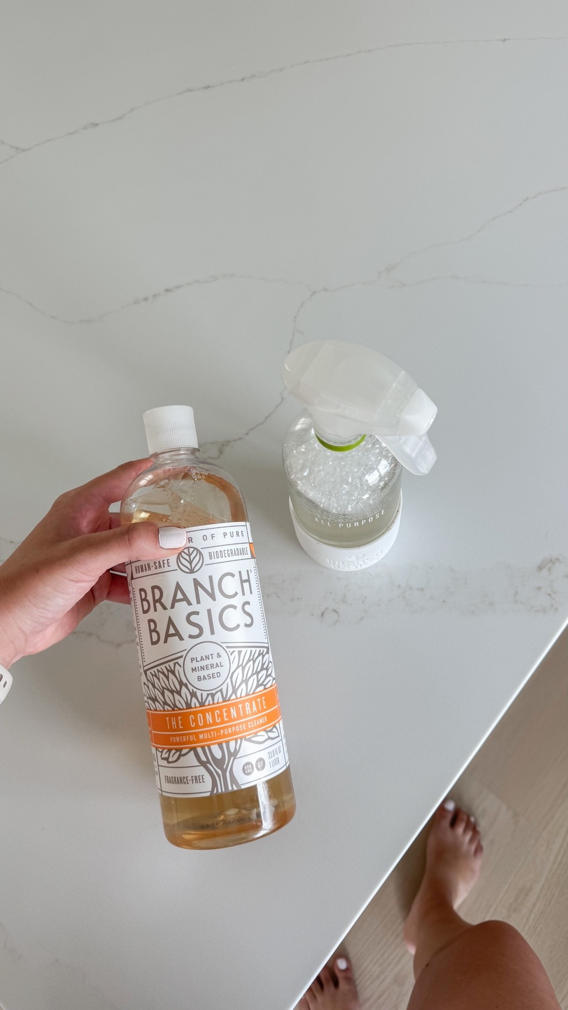 The only cleaning product in my home now - make an all purpose, bathroom, and streak free cleaner all from this one concentrate @Branch Basics

#LTKHome