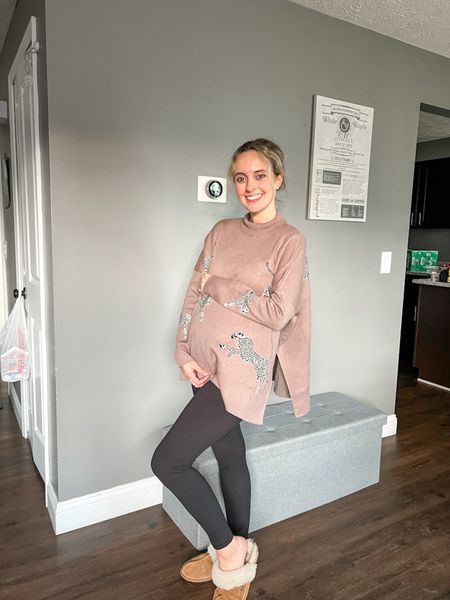 Styling the bump 28 weeks pregnant with Pink Blush Maternity
This is the perfect sweater for work or a date night

Bump friendly// maternity // sweater // Ugg// holiday outfits // style the bump // 

#LTKSeasonal #LTKbump #LTKHoliday