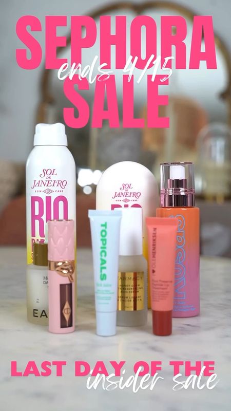 Sephora girls listen up! The Big Sephora Spring Sale ENDS TODAY and the deals are too good to pass up!💄

Shop my faves on sale while you still can✨

makeup favorites, sephora must haves, perfume, sale alert, fragrance, makeup sale, spring savings, cosmetics, sephora insider sale

#LTKxSephora #LTKsalealert #LTKbeauty
