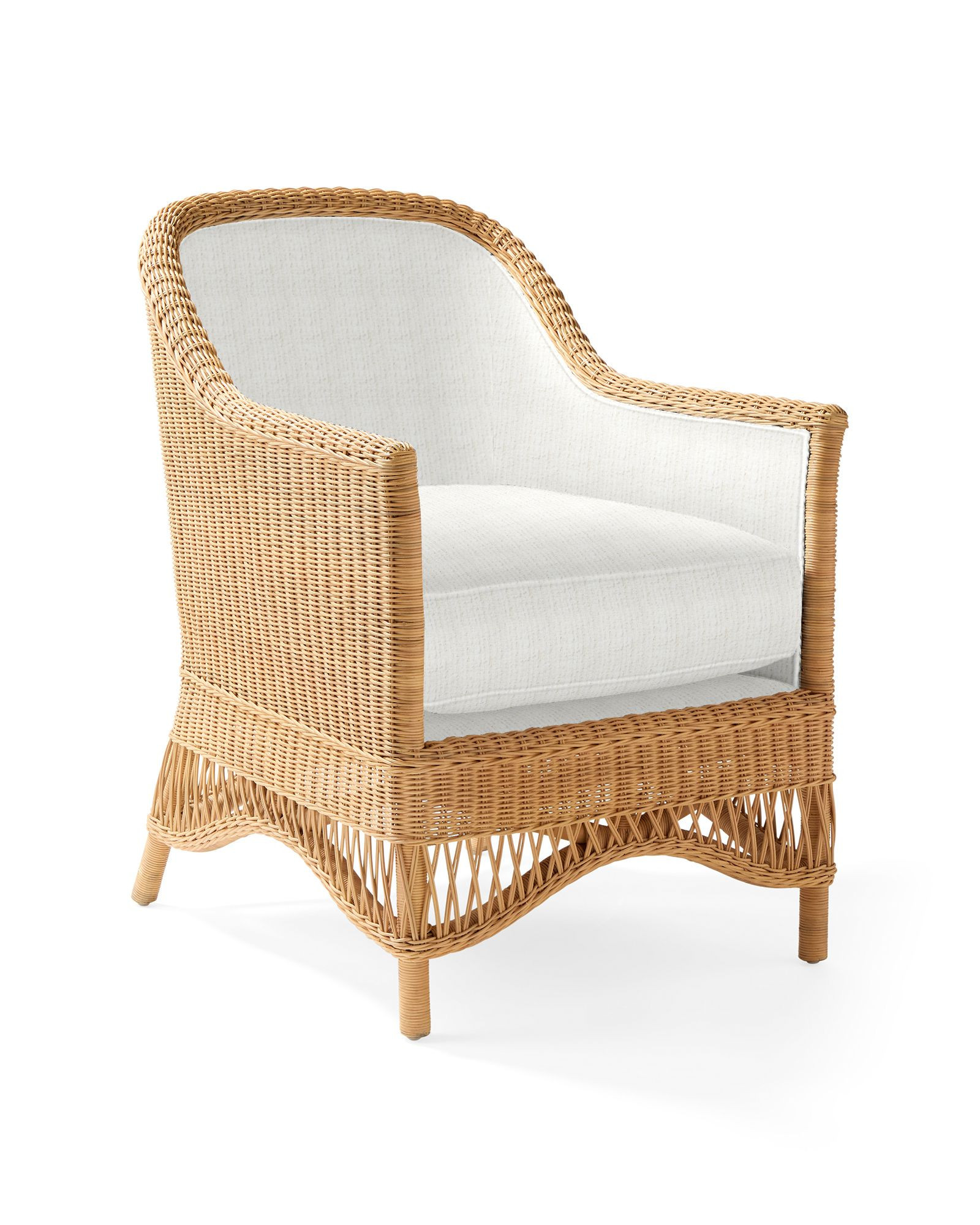 Sconset Rattan Chair | Serena and Lily
