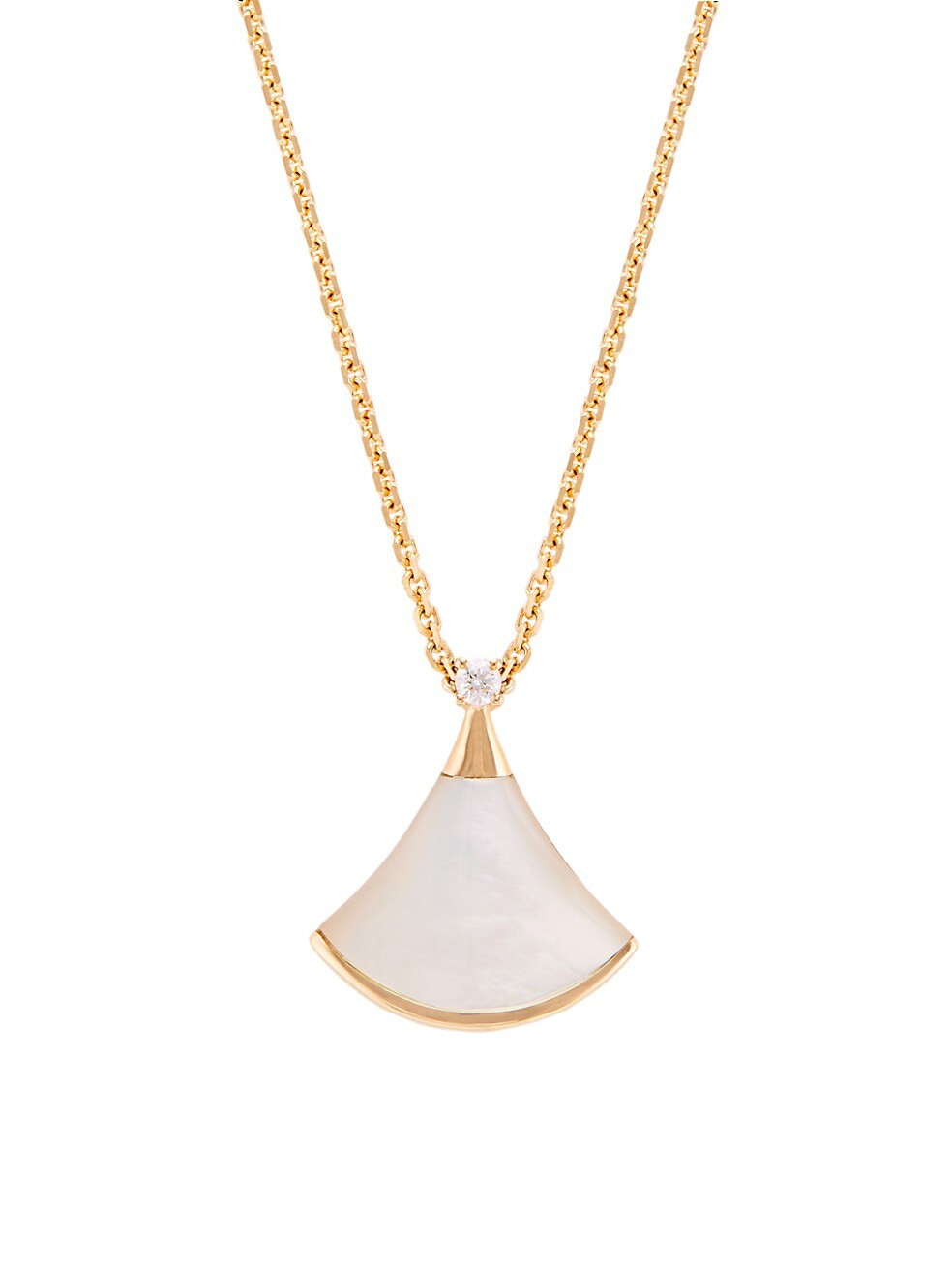 Divas' Dream 18K Rose Gold, Mother-Of-Pearl & Diamond Pendant Necklace | Saks Fifth Avenue