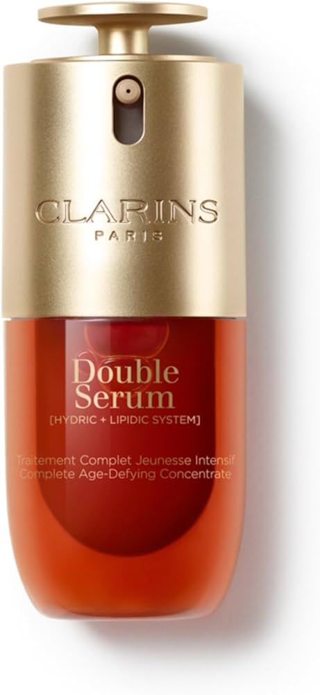 Clarins DOUBLE SERUM | Anti Aging Face Serum | Visibly Firms, Smoothes, Boosts Radiance, and Refi... | Amazon (US)