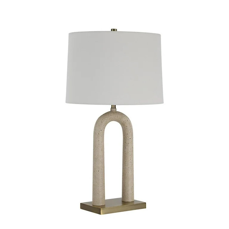 Everren Primula 28.5" Height Table Lamp, Cream - Walmart.com | Walmart (US)