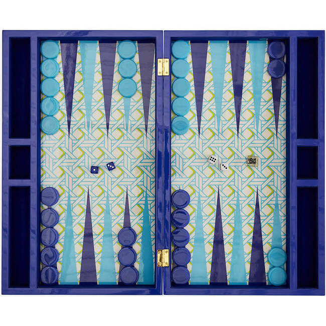 Basketweave Backgammon Set | Maisonette