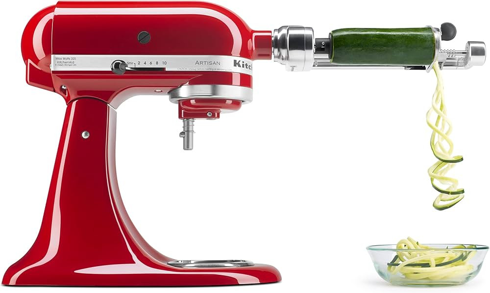 KitchenAid Stand Mixer Attachment, KSM1APC Fruit and Vegetable Spiralizer | Amazon (US)