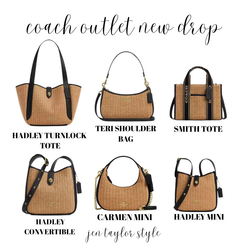 New gorgeous summer bags from Coach Outlet! 