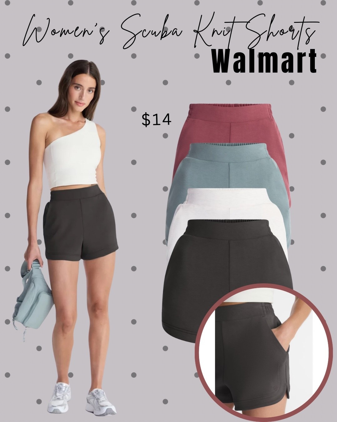 Walmart women’s scuba knit shorts just $14 👏
Available in 4 colors + the perfect mix of comfy and cute. Easy to dress up or down for summer!
Find them linked on my LTK before they sell out!

#WalmartFinds #LTKStyle #WalmartFashion #AffordableFashion #SummerOutfits #MomStyle #CasualOutfits #OnABudget #EverydayStyle #LTKUnder50

#LTKfitnessgoals #LTKootd #LTKgrwm