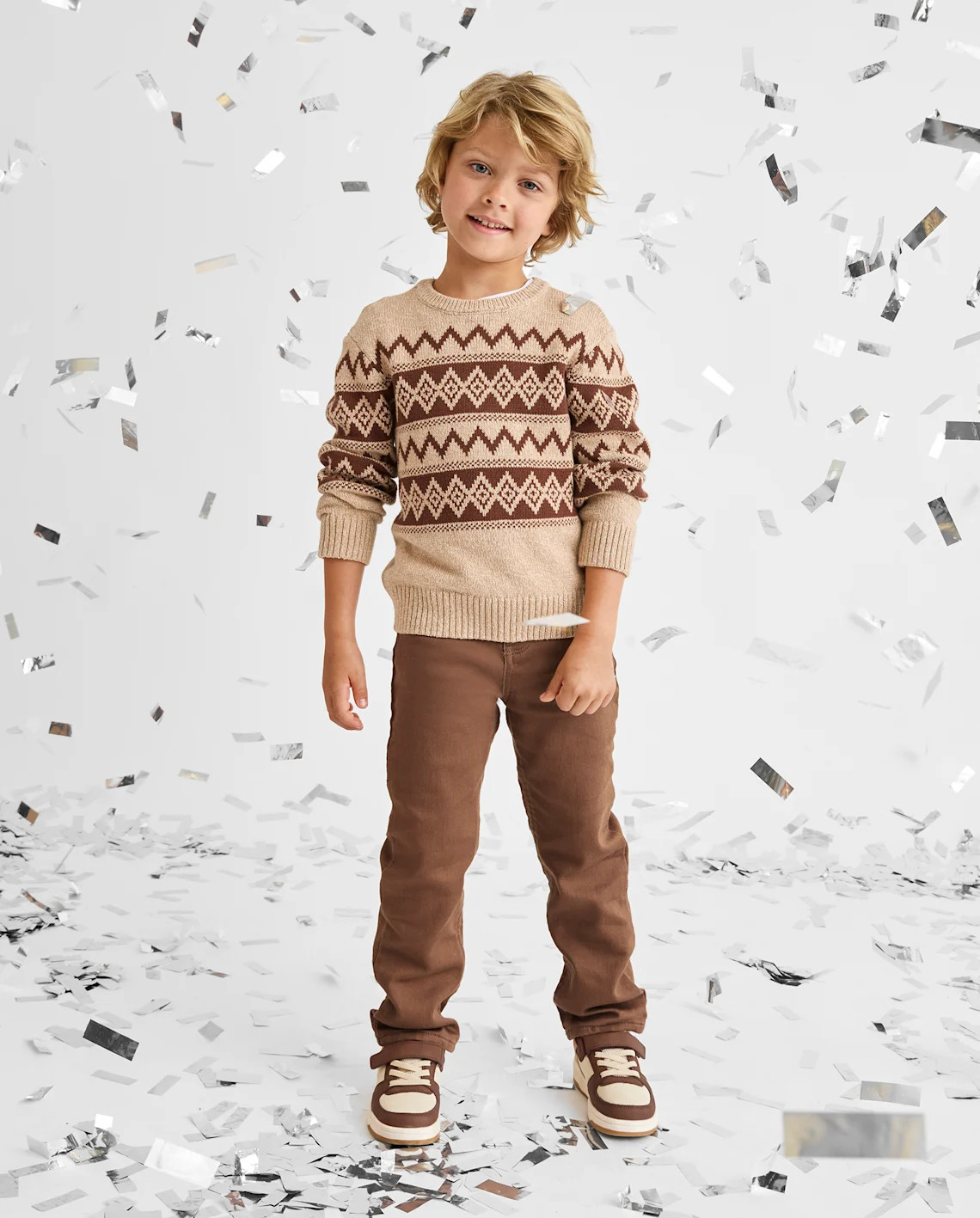Baby And Toddler Boys Knit Straight Jeans - brown | The Children's Place