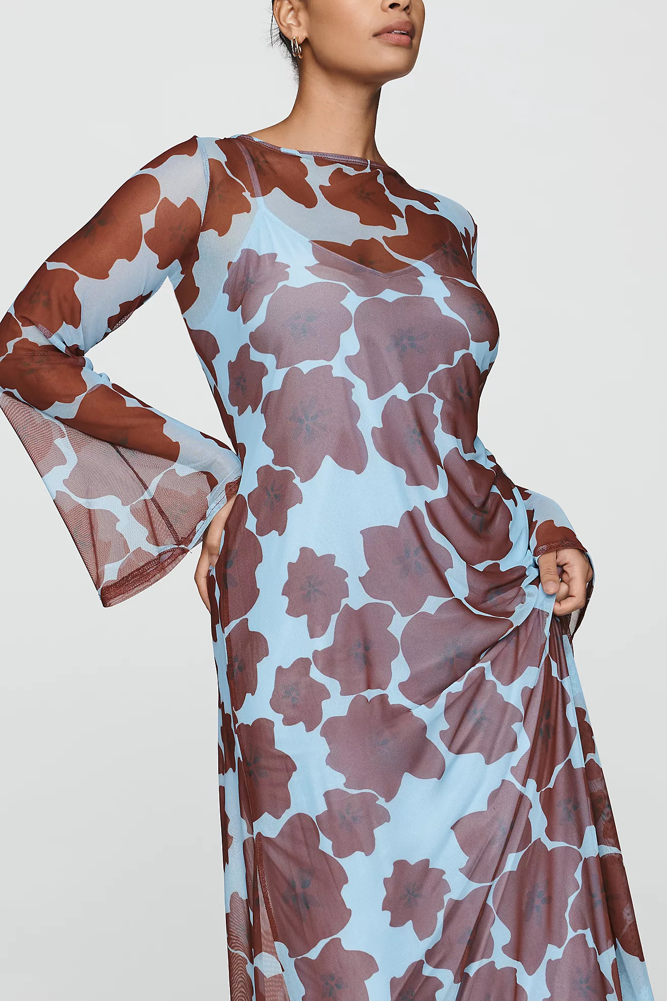Never Fully Dressed Mesh Maxi Dress | Anthropologie (US)