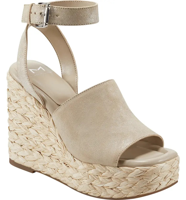 Marc Fisher LTD Nelly Ankle Strap Wedge Sandal | Nordstrom | Nordstrom