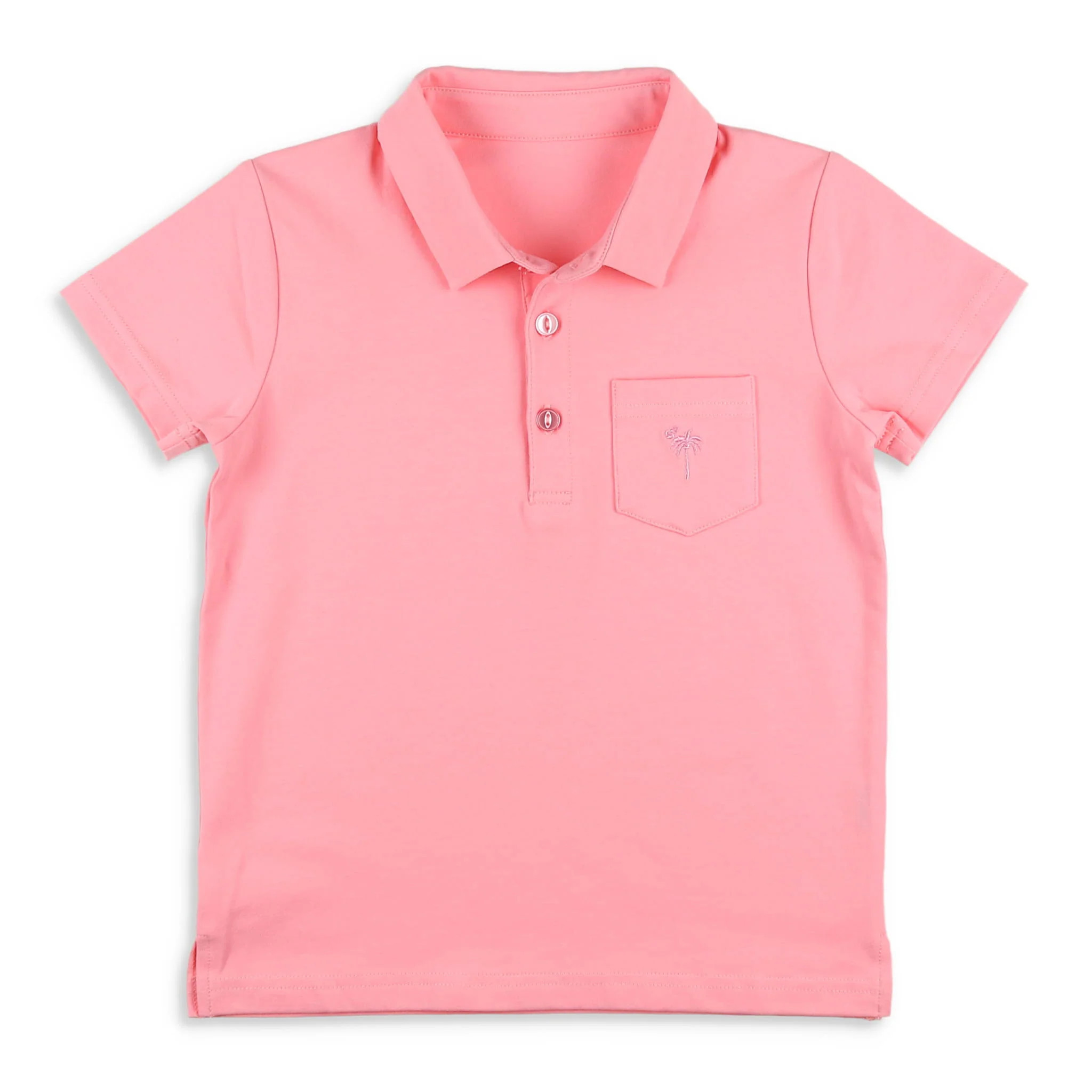 Boys Pocket Polo - Pawleys Island Pink - Shrimp and Grits Kids | Shrimp and Grits Kids