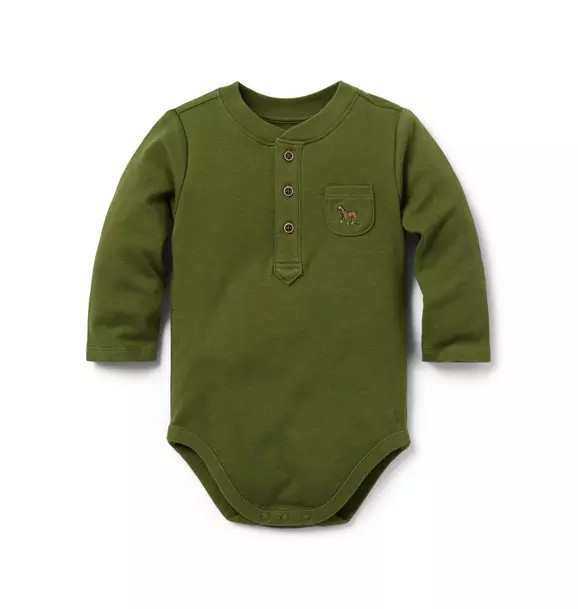 Baby Horse Henley Bodysuit | Janie and Jack
