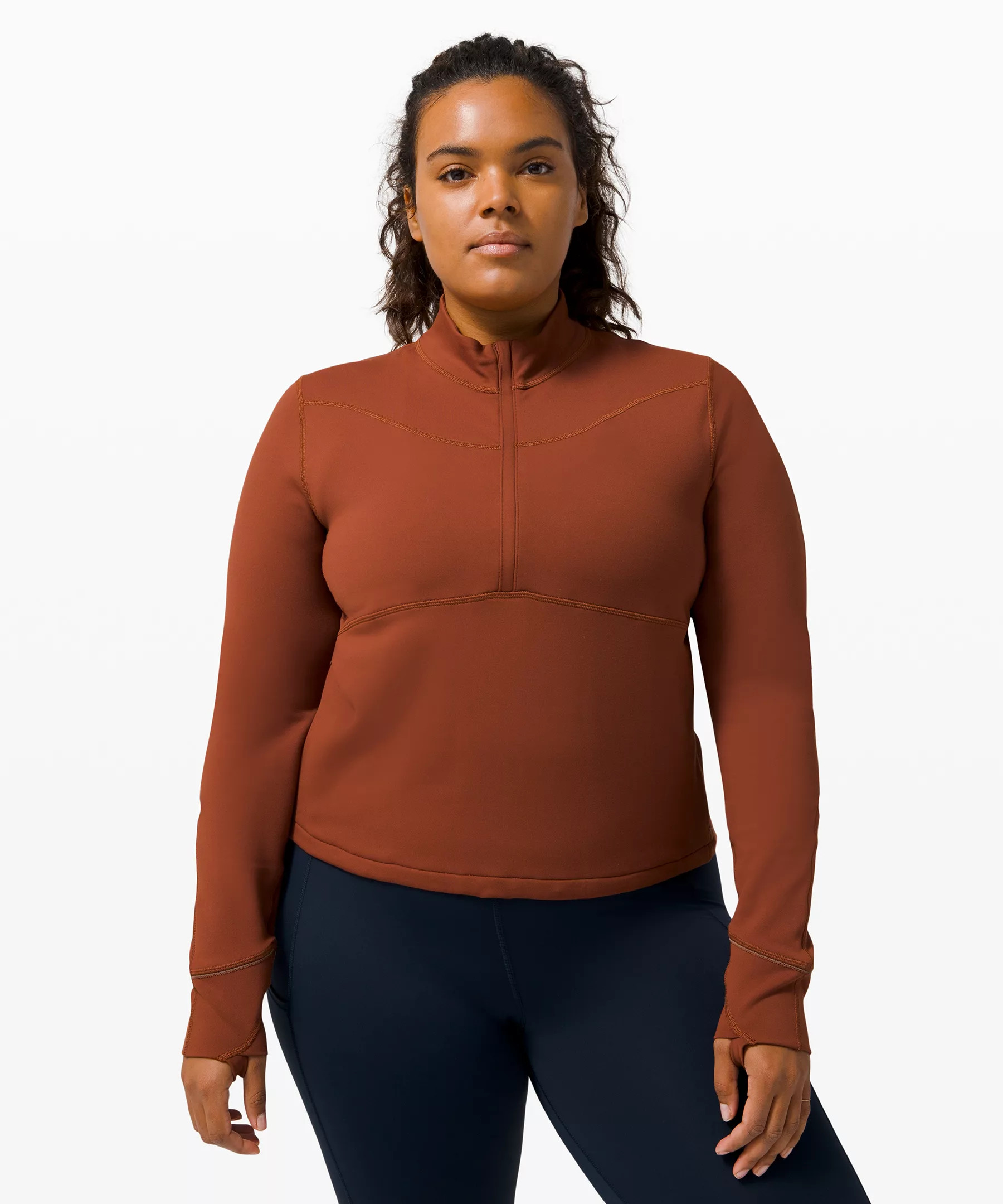 It's Rulu Run Cropped Half-Zip | Lululemon (US)