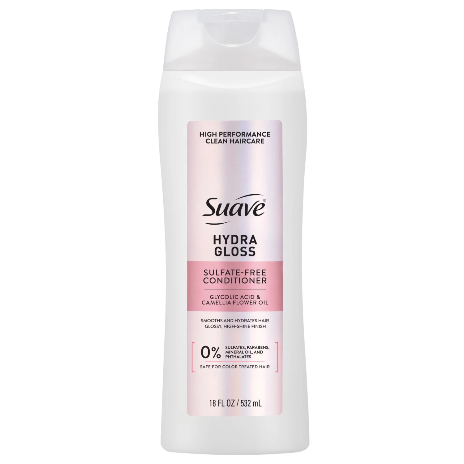 Suave Hydra Gloss Sulfate Free Conditioner with Glycolic Acid & Camellia Oil, 18 FL OZ | Walmart (US)