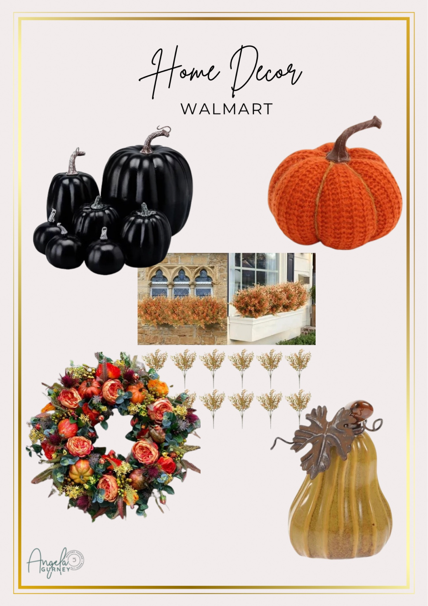 Fall decor at Walmart - autumn leaves, pumpkin decor 

#LTKSeasonal #LTKFallSale #LTKHome