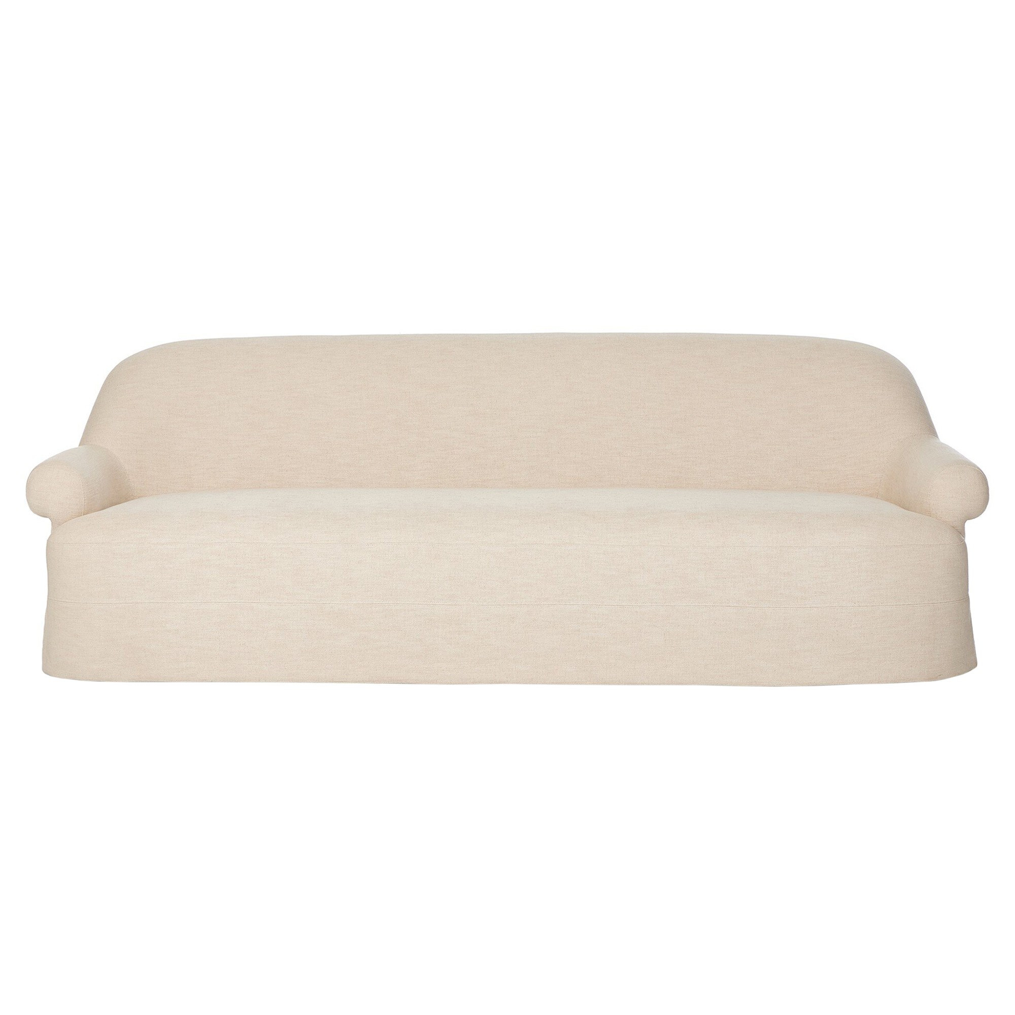 Arden Bergamo Parchment Sofa - 93 | Kathy Kuo Home