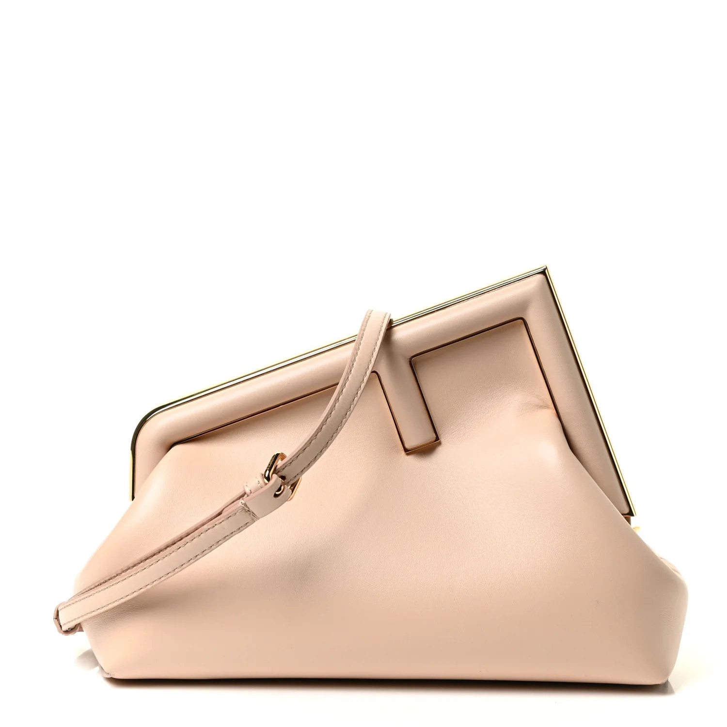 FENDI Shiny Nappa Small First Poudre | FASHIONPHILE | Fashionphile