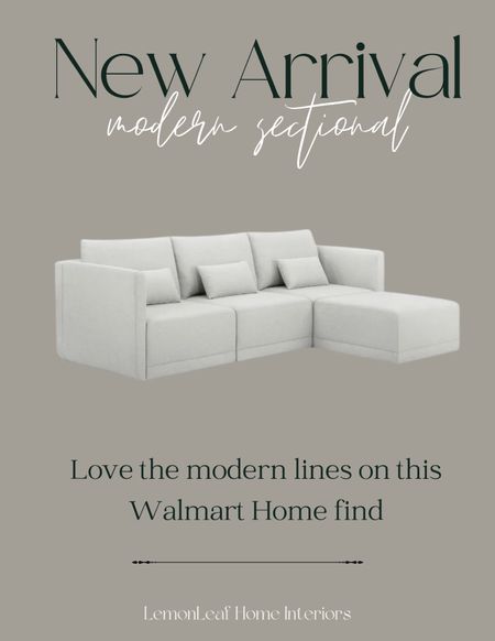 New sofa from Walmart Beautiful line. Great modern lines



#LTKstyletip #LTKsalealert #LTKhome
