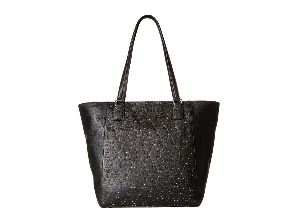Vera Bradley - Micro-Stud Ella Tote (Black/Gold Tone) Tote Handbags | Zappos