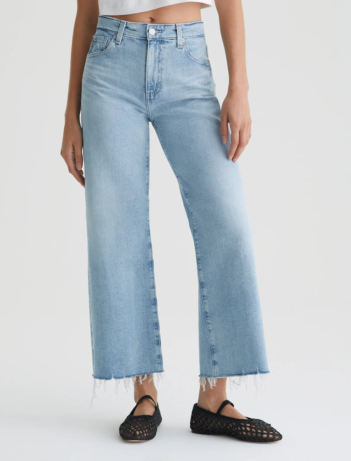 Saige Wide Leg Crop 360° | AG Jeans