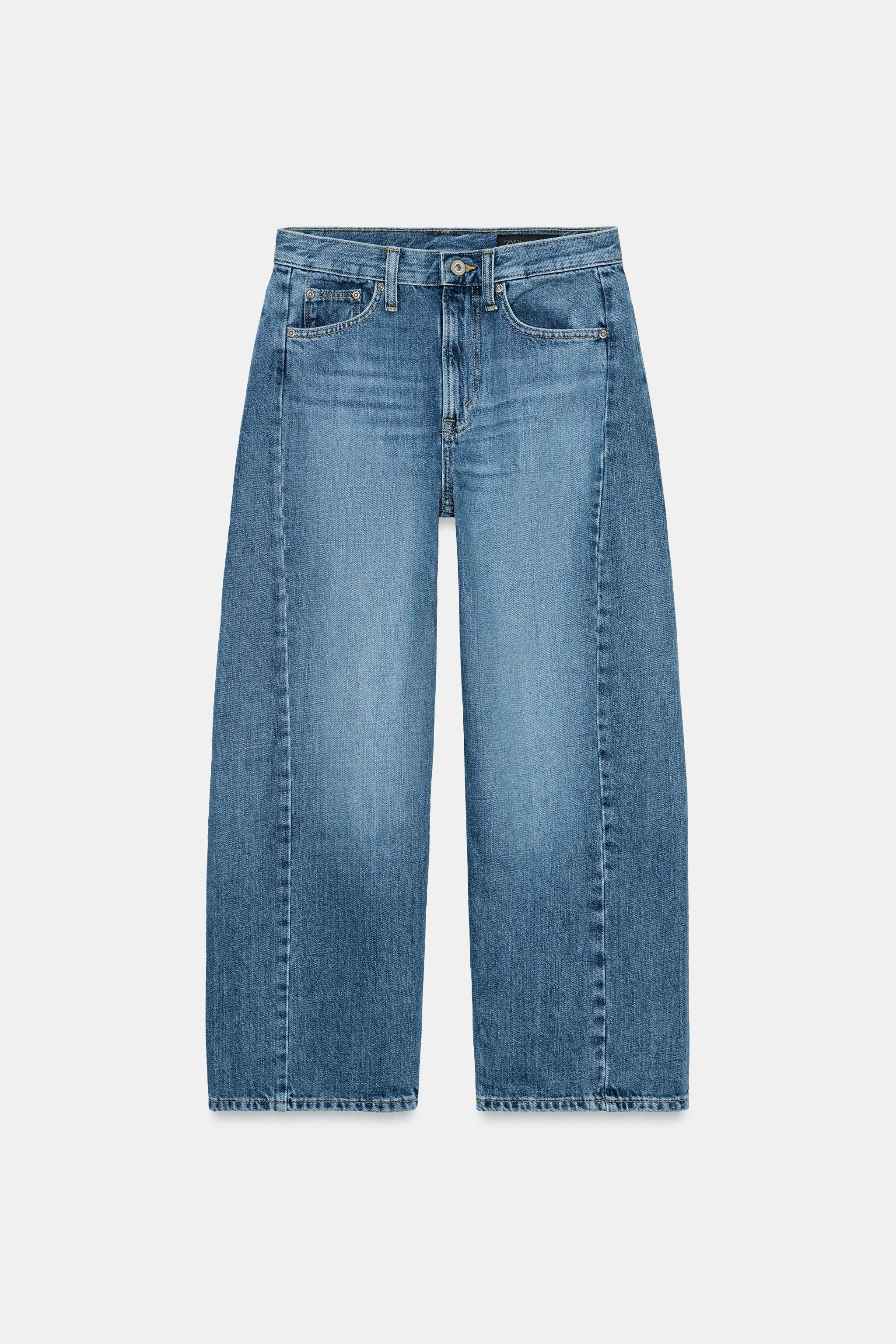 ZW COLLECTION MID-RISE ANKLE RELAXED JEANS | Zara US