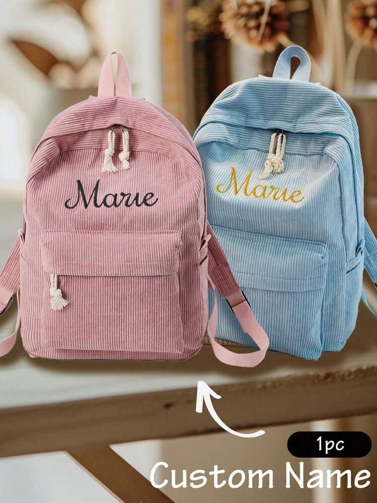 1pc Custom Embroidered Name Children Backpack, Cartoon Animal Backpack, Personalized Embroidered Name School Bag, Children's Gift, Kindergarten School Bag, School Storage Bag, Stationery Storage Bag, Student Supplies, Kindergarten Supplies, Cartoon Backpack, Gift, Birthday Gift, Back To School Gift, New Year Gift, Boy Gift, Girl Gift, Bear Multi-Functional,Ornamental,Letter Exquisite,Stylish,Baby Fashion,Soft Squishy,Colorful,Cute Kawaii Adorable Unique,Customized Treasurefinds,Baby Gifts,Cutebaby For Children's Day,Multi-Functional,Ornamental,Letter,Stylish,Modern,Colorful,Cute,Adorable,Casual,Custom,Personalised,Unique,Customized,Ideal Gifts For Him,Ideal Gifts For Her | SHEIN