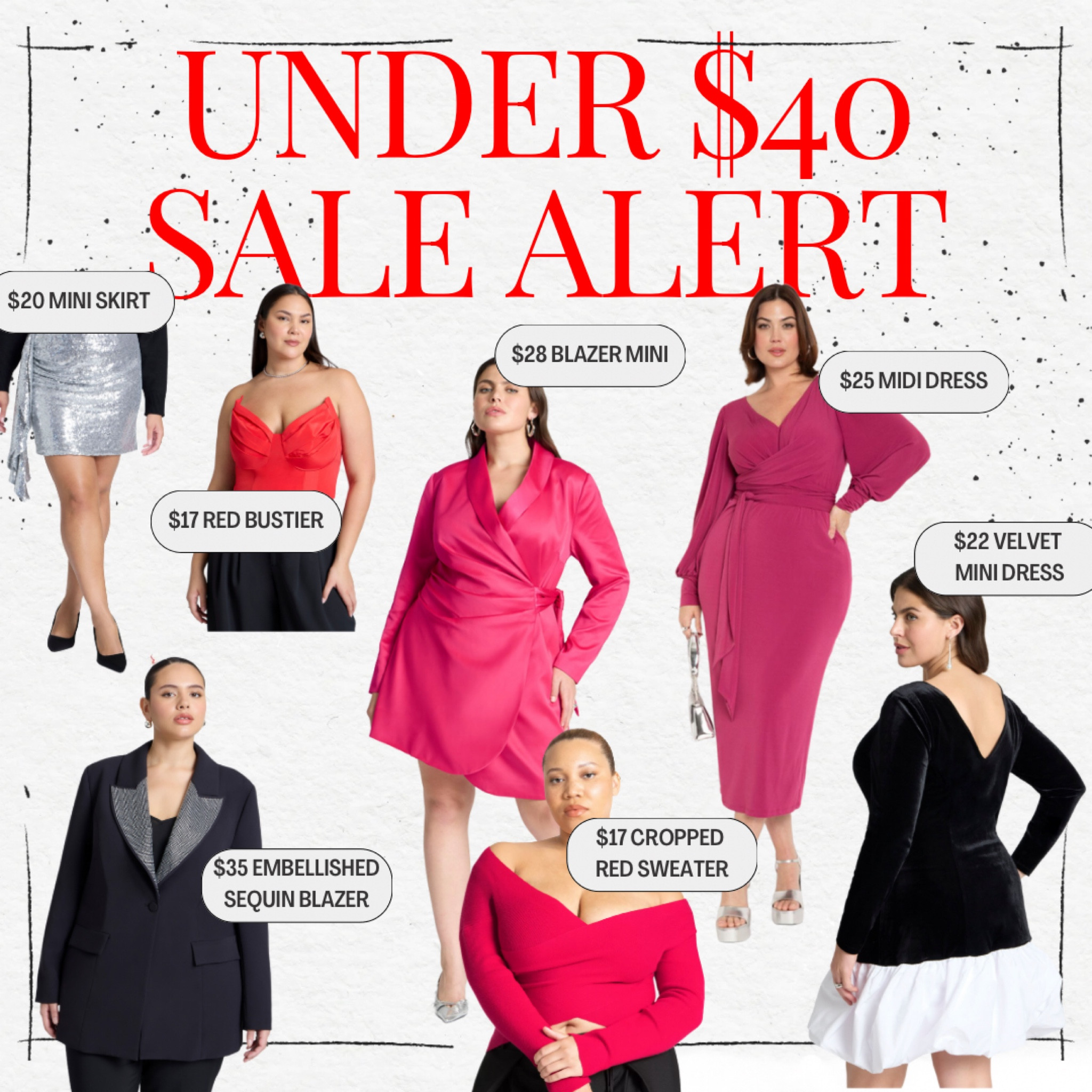 More Valentine’s Day plus size looks ON SALE! These are under $40 😱 with most available from sizes 14 to 28. Here are some of my favorites. 

As far as sizing goes, ELOQUII tends to be pretty true-to-size so I would get a size 24 🤗

#LTKPlusSize #LTKSaleAlert #LTKFindsUnder50