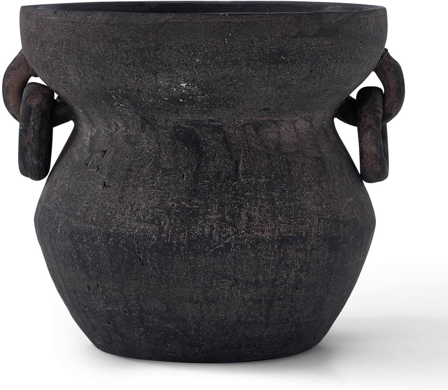 MIYUKI Rustic Vase for Home Decor, Decorative Pottery Terracotta Vase for Living Room, Table, She... | Amazon (US)