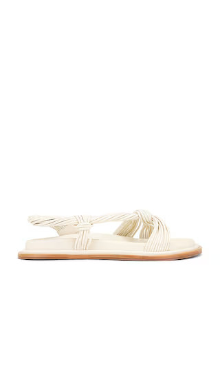 Iverly Knot Sandal in Vanilla | Revolve Clothing (Global)
