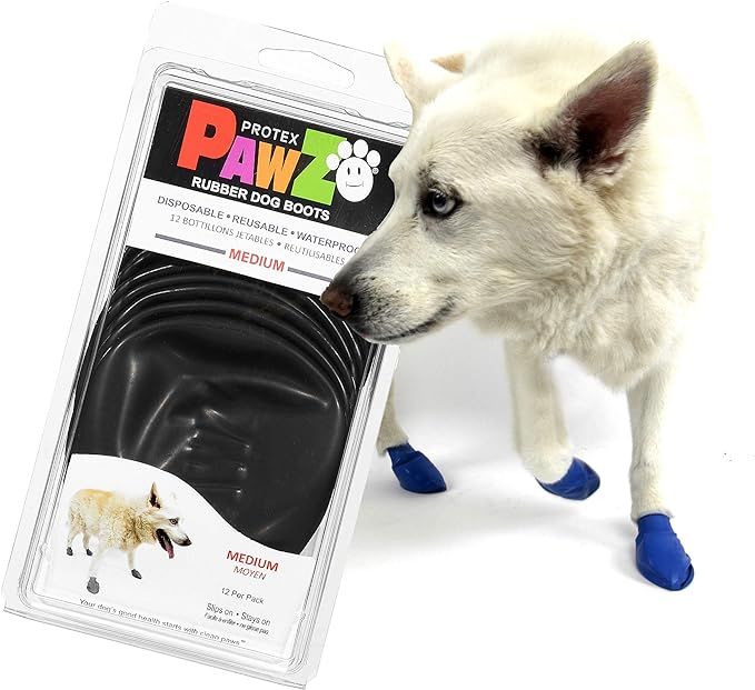 PawZ Dog Boots | Rubber Dog Booties | Waterproof Snow Boots for Dogs | Paw Protection for Dogs | ... | Amazon (US)
