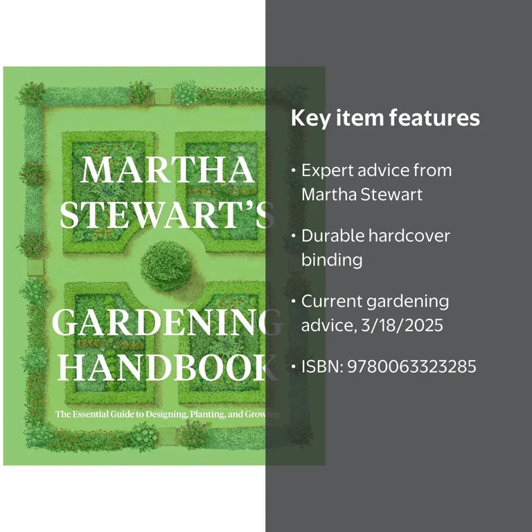 Martha Stewart's Gardening Handbook: The Essential Guide to Designing, Planting, and Growing (Har... | Walmart (US)