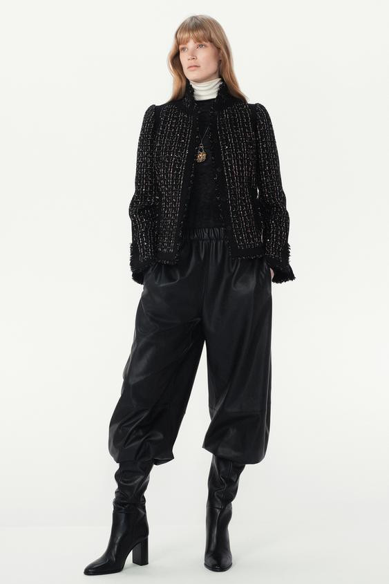 WOOL BLEND JACKET - THE ITEM ZARA WOMAN | Zara UK