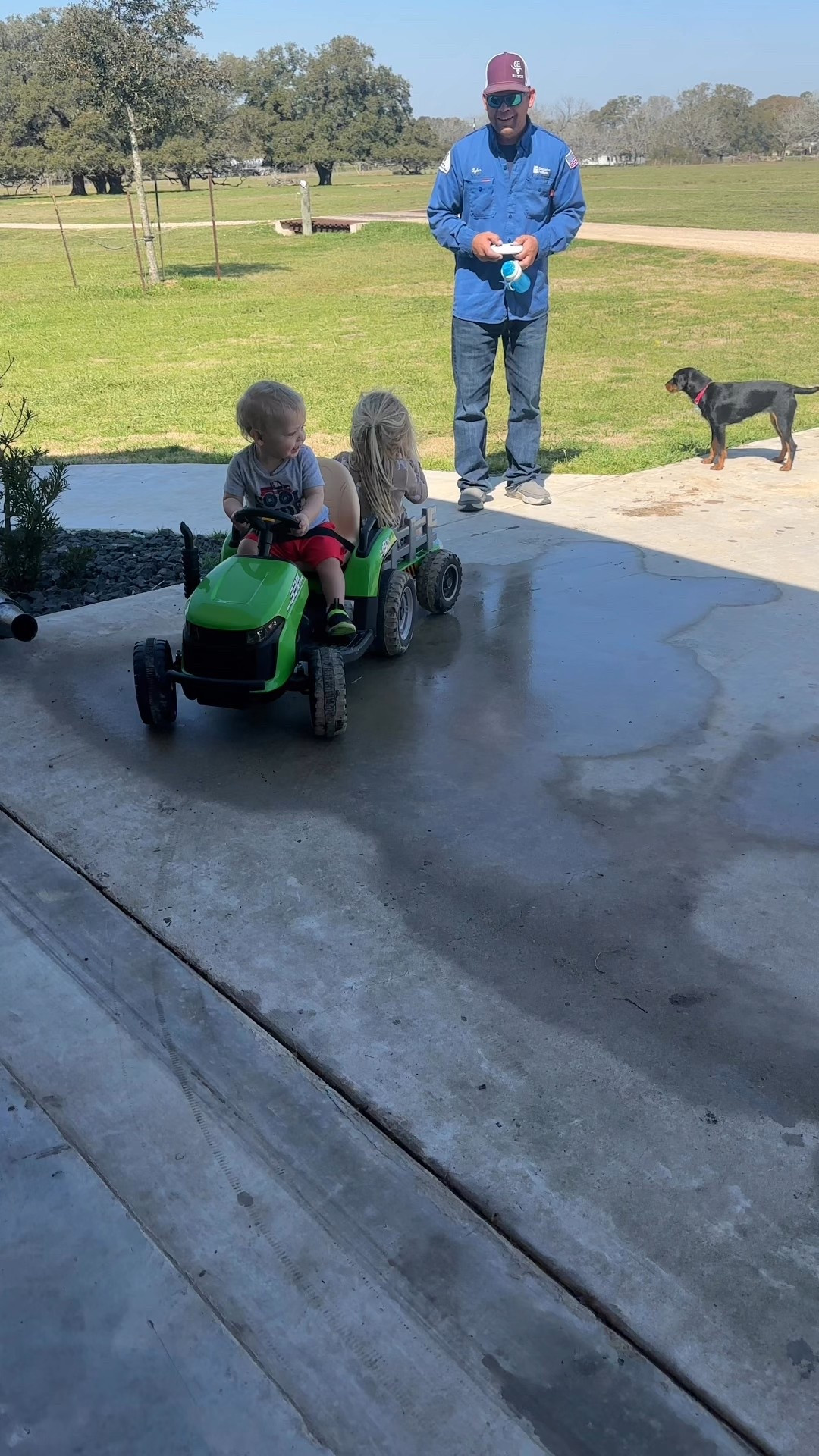 Toddler ride on toy - Tractor & Trailer! 🚜 

One year old toy | ride on toy | toddler toys | 

#LTKSaleAlert #LTKKids #LTKSpringSale