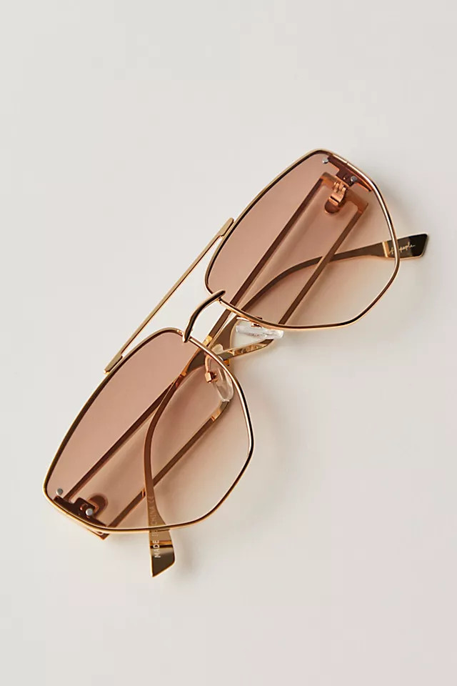 Retrograde Aviator Sunglasses | Free People (Global - UK&FR Excluded)