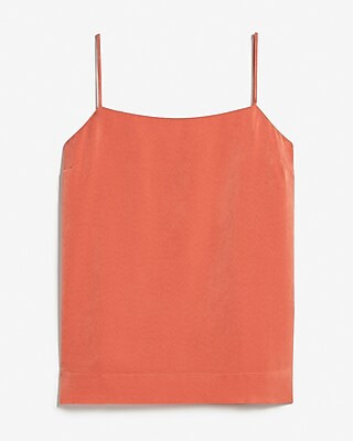 Satin Square Neck Cami | Express