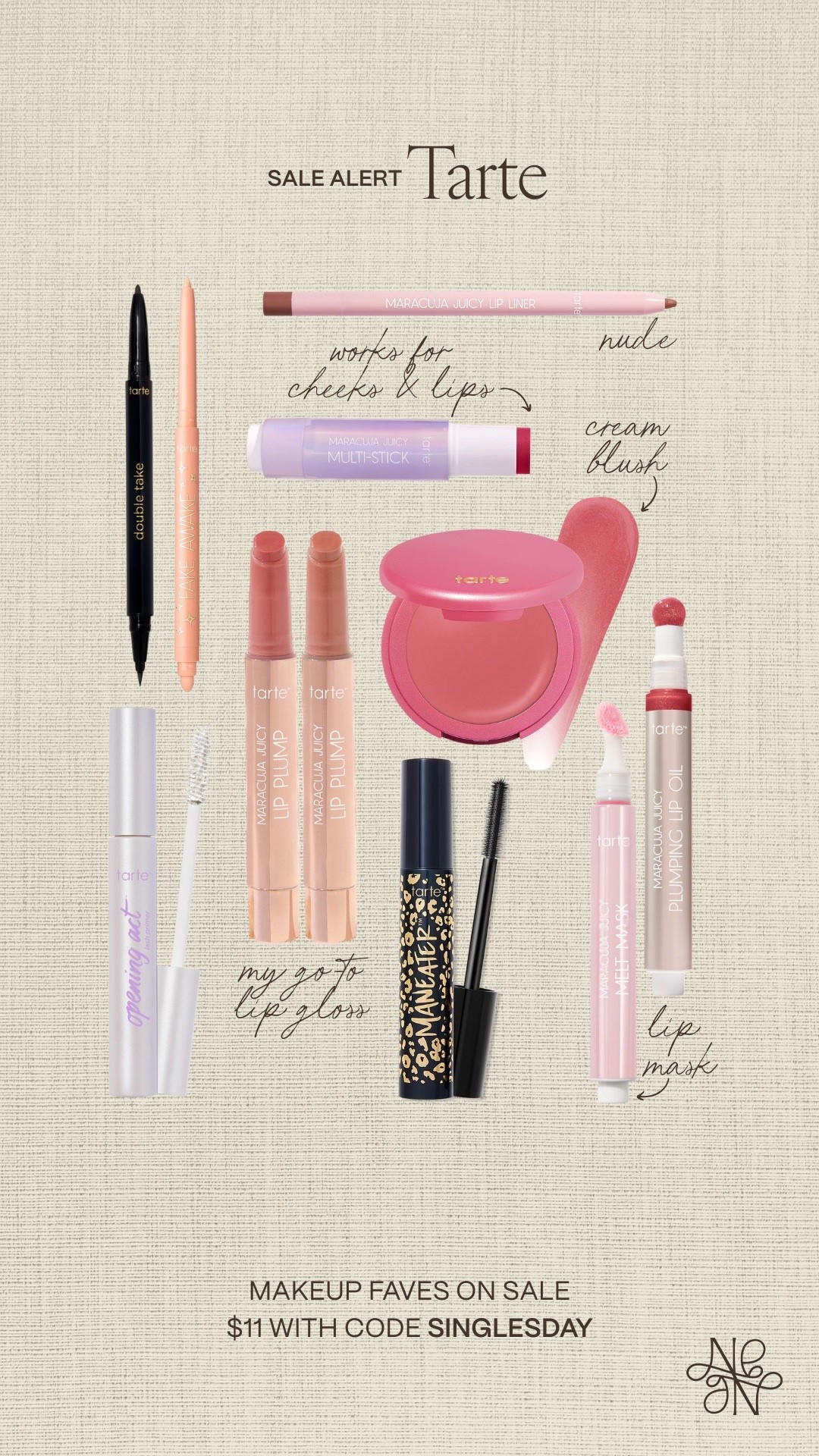 It’s almost 11/11 and a bunch of my favorite Tarte makeup products are on sale for $11 with code SINGLESDAY!!! Perfect time to grab makeup for stocking stuffers and teacher gifts!

#LTKBeauty #LTKGiftGuide #LTKSaleAlert