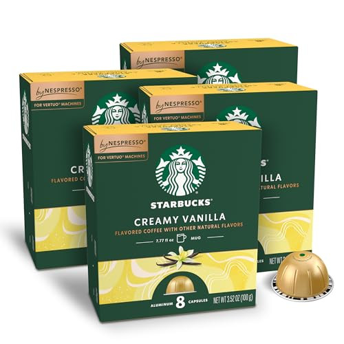 Starbucks by Nespresso Vertuo, Vanilla Flavored Coffee, 32-count Coffee Pods, Brews 7.8 oz. | Amazon (US)