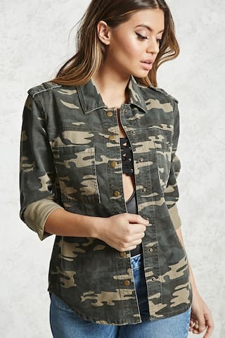 Camo Print Jacket | Forever 21 (US)