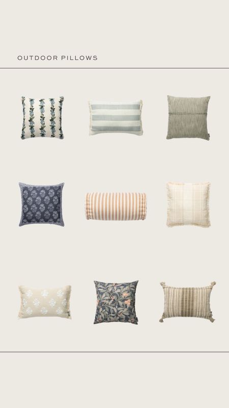 Outdoor Pillows