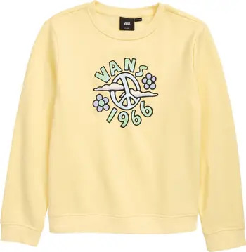Vans Kids' Ground Level Oversize Logo Graphic Sweater | Nordstrom | Nordstrom