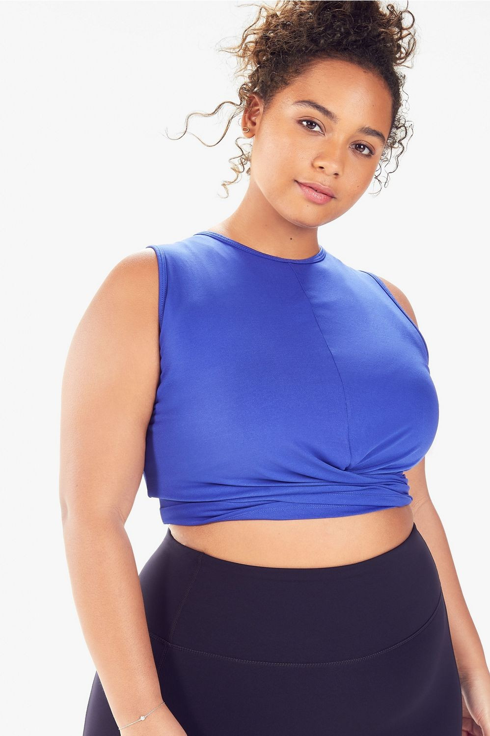 Pia Powertouch Light Front Twist Tank | Fabletics