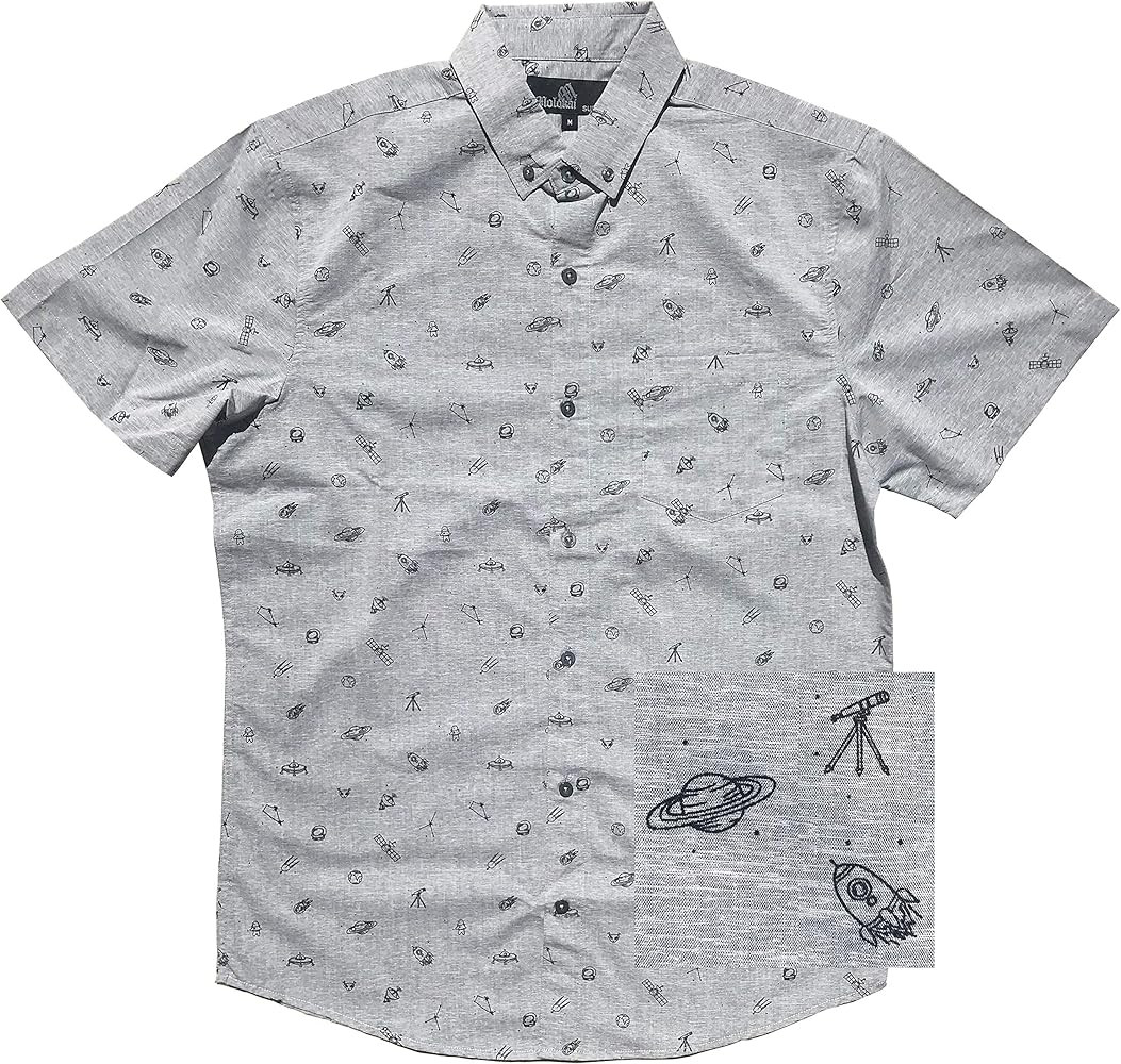 Molokai Surf Button Down Slim Fit Hawaiian Short Sleeve Shirts | Amazon (US)