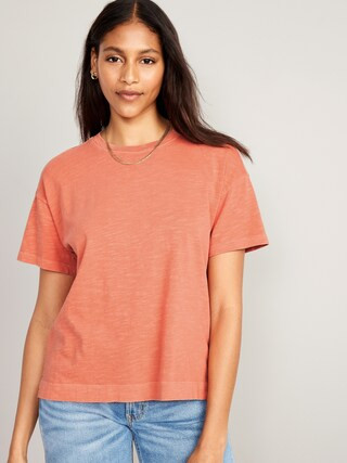 Vintage Slub-Knit T-Shirt for Women | Old Navy (US)