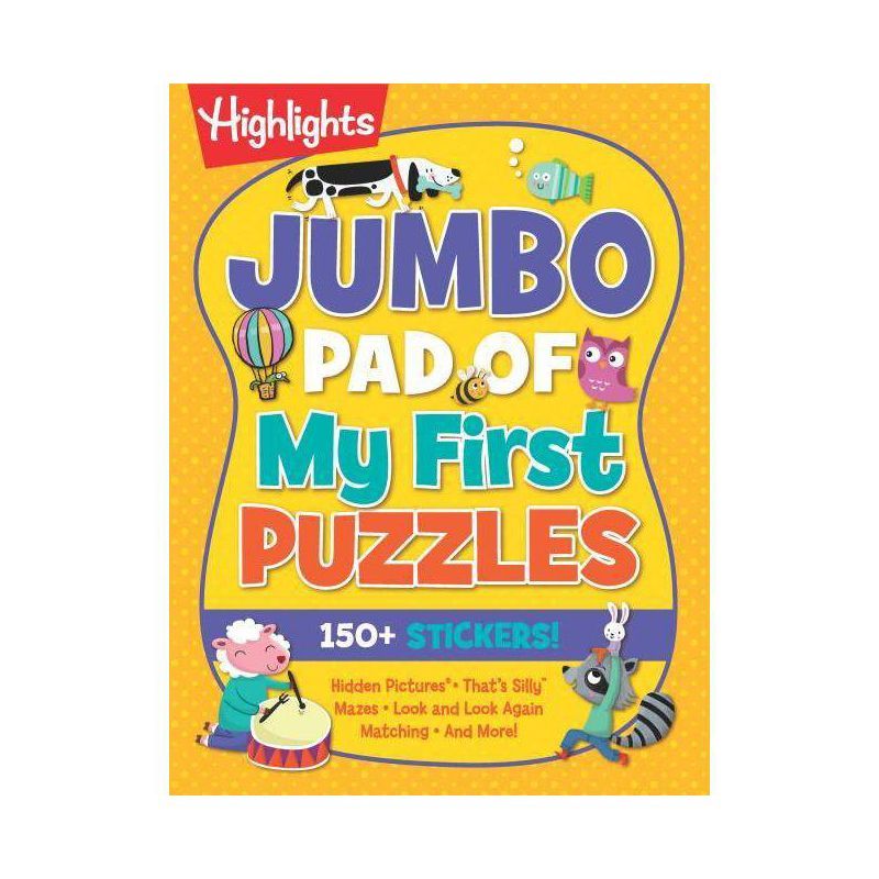 Jumbo Pad of My First Puzzles - (Highlights(tm) Jumbo Books & Pads) (Paperback) | Target