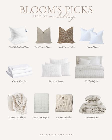 Best of 2023 Bedding / Throw Pillows / Bed Sheets / Sheet Sets / Duvet Sets / Sham Sets / Bed Quilts / Bed Blankets / Pillow Inserts / Throw Blankets 

#LTKstyletip #LTKhome #LTKHoliday